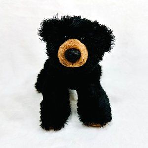 Aurora Black Bear Beanie Type Stuffed Plush Toy by Aurora